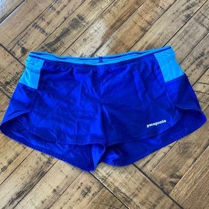 Patagonia Women’s strider pro short 3” Cobalt blue size S